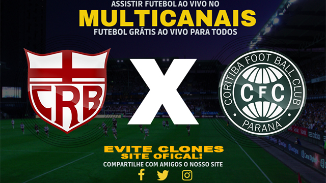 Assistir CRB x Coritiba AO VIVO Online 13/07/2024