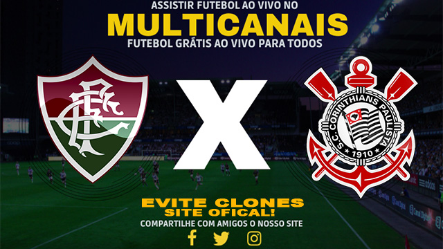 Assistir Fluminense x Corinthians AO VIVO Online 23/07/2024