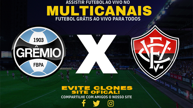 Assistir Grêmio x Vitória AO VIVO Online 21/07/2024