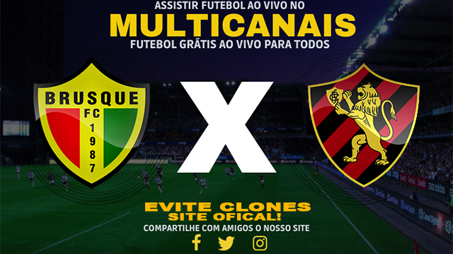 Assistir Brusque x Sport AO VIVO Online 27/08/2024