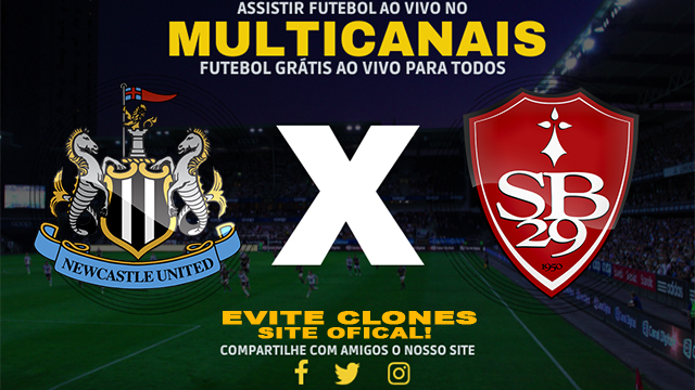 Assistir Newcastle x Stade Brestois AO VIVO Online 10/08/2024