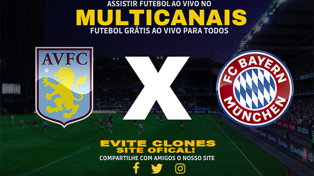 Assistir Aston Villa x Bayern de Munique AO VIVO Online 02/10/2024