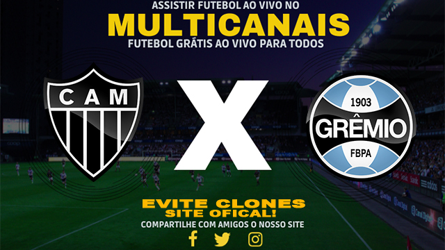 Assistir Atlético-MG x Grêmio AO VIVO Online 09/10/2024