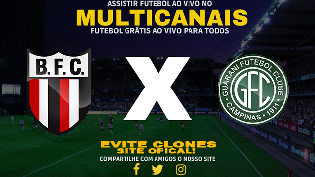 Assistir Botafogo SP x Guarani AO VIVO Online 09/10/2024